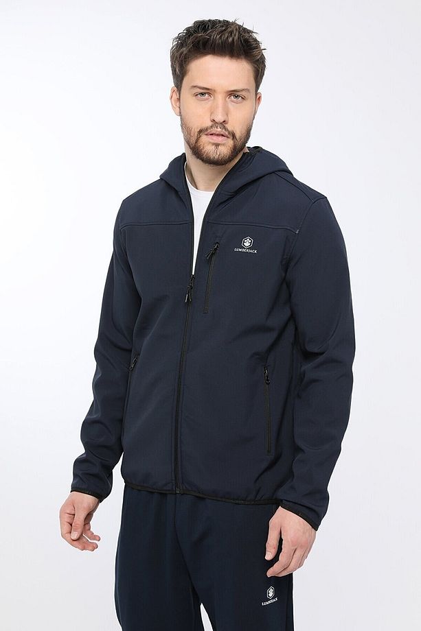 Erkek Kapüşonlu Softshell Mont Basıc - 1