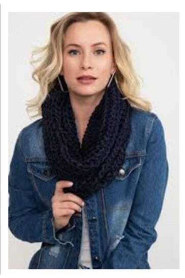 Bayan Lacivert Boyunluk - 1