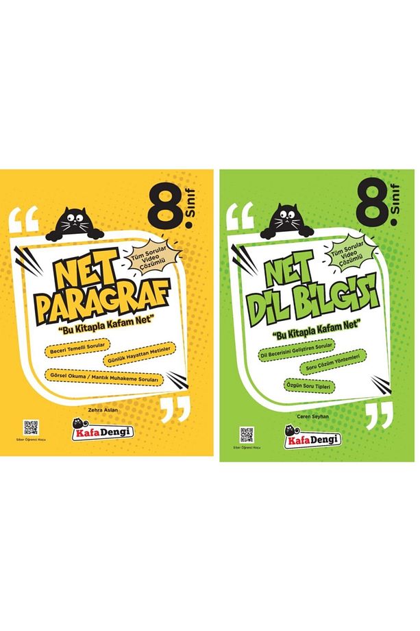 Kafadengi Yayınları 8. Sınıf Net Paragraf + Net Dilbilgisi Soru Bankası - 1