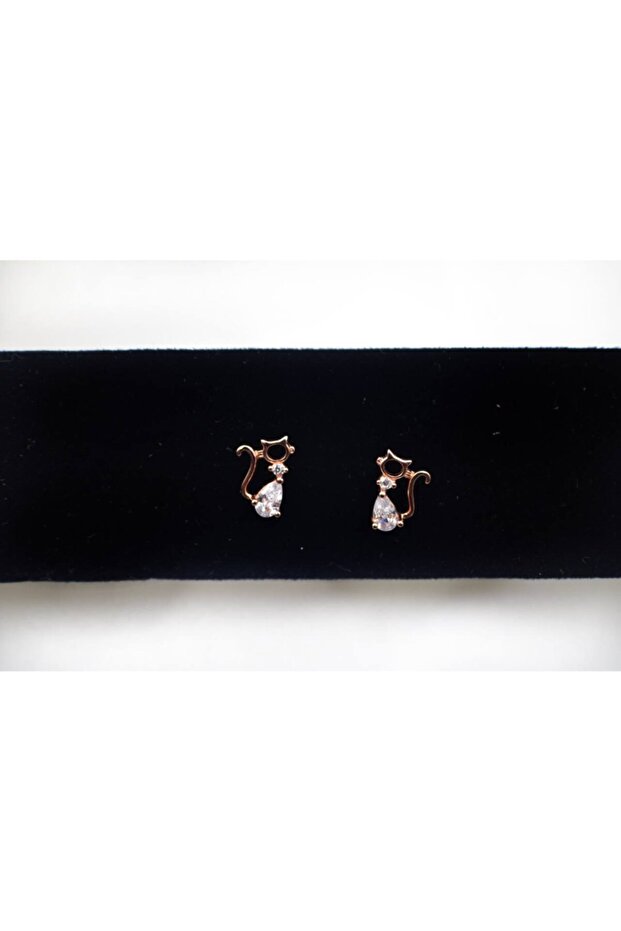 Minimal Kedi Küpe - 2