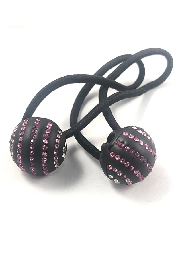 Buckle-rubber Buckle-pink Jewelled - round Model