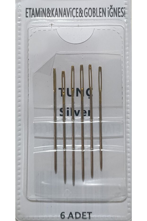Etamine-canvas-muline-embroidery Needle Set of 6