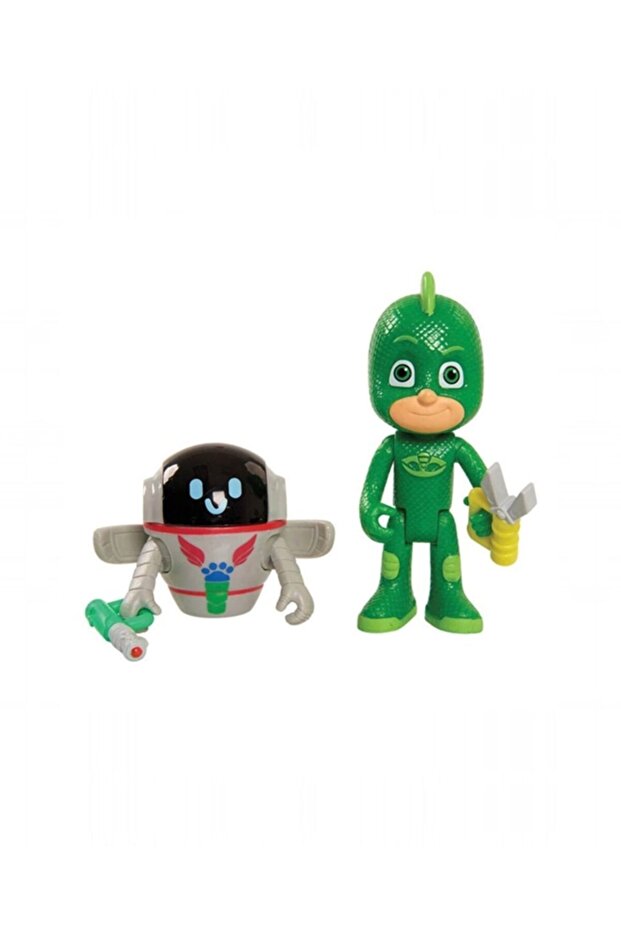 Pijamaskeliler Ikili Figür - Kertenkele Çocuk Ve Robot Pjm65b00 - 2