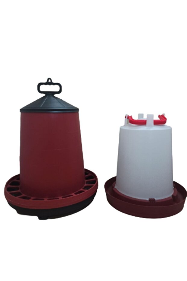 15 kg Chicken Feeder + 12 Liter Chicken Waterer