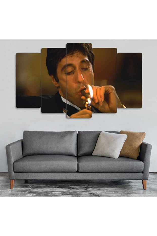 Scarface - 5 Parçalı Tablo - 1