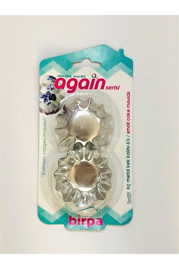 Mini Metal Cake Mold Set of 6