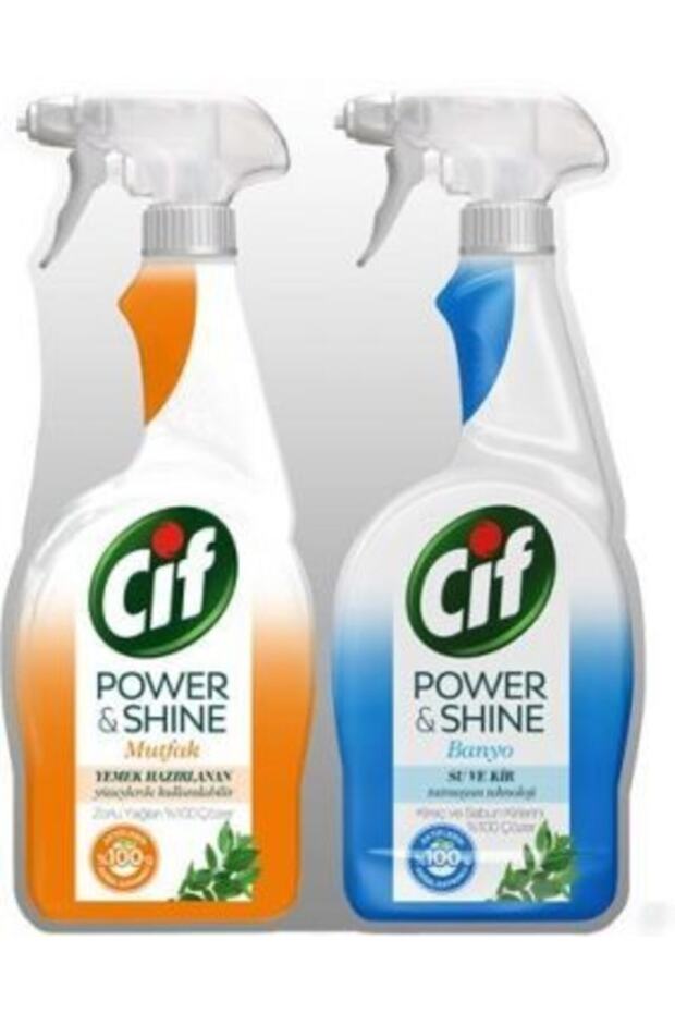 Power & Shine Banyo Ve Mutfak Spreyi. 750 Ml*2 Adet.. - 2