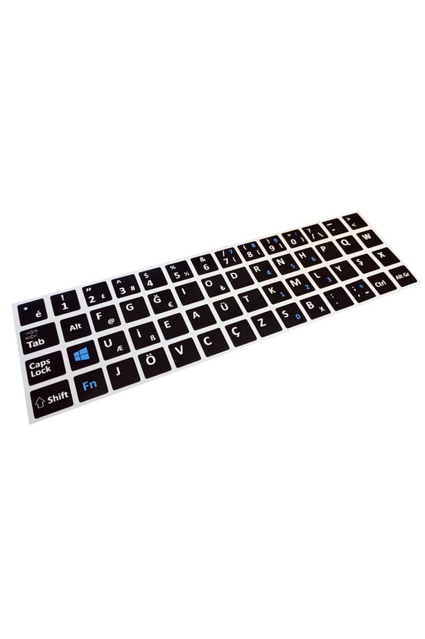 Türkçe F Klavye Etiketi Notebook ve Pc Klavyeleri Uyumlu - 1