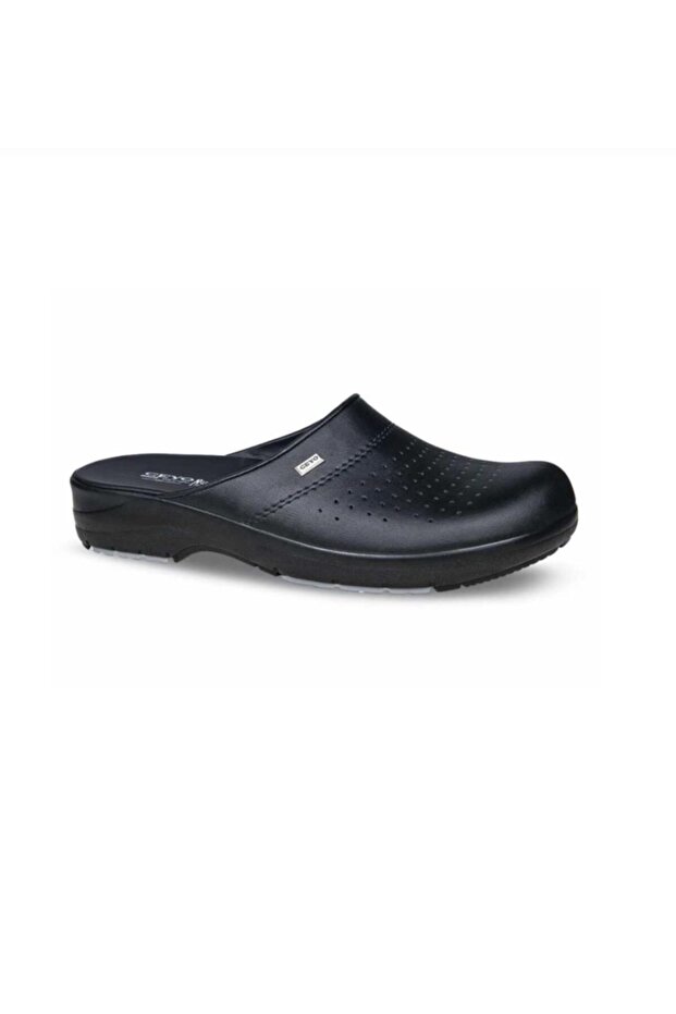 Orthopedic Sole Medical Closed Black Color Sabo Slippers 9926