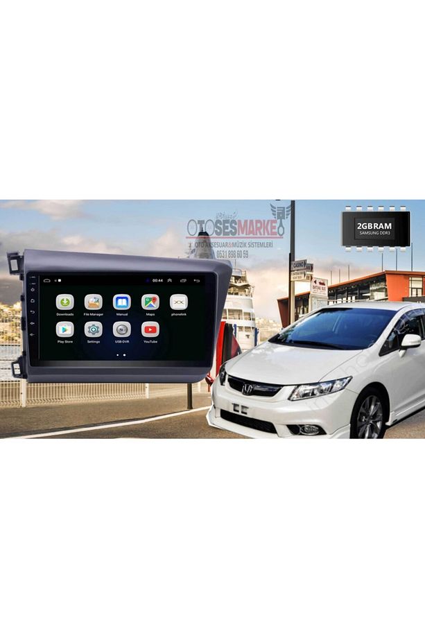 Civic Fb7 Android Teyp Multimedya 2gb Ram 10'' - 1