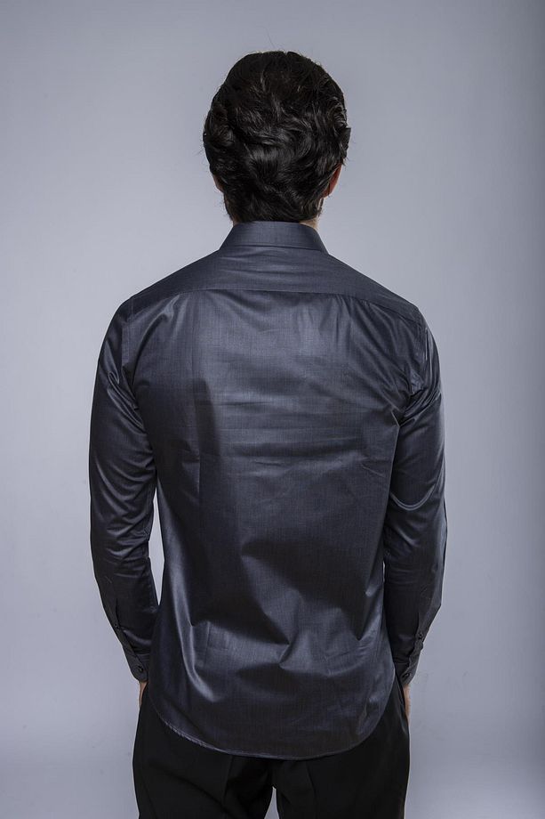 Slim Fit Uzun Kollu Erkek Gömlek 525-db02 - 2