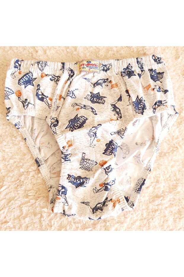 سراويل داخلية منقوشة للأولاد 6 قطع - 6