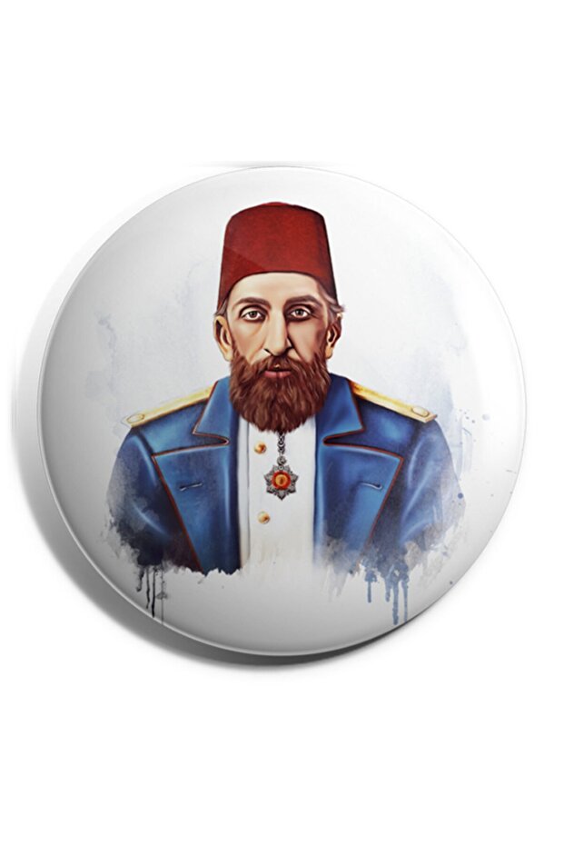 Sultan Abdülhamid Han Iğneli Rozet. - 1
