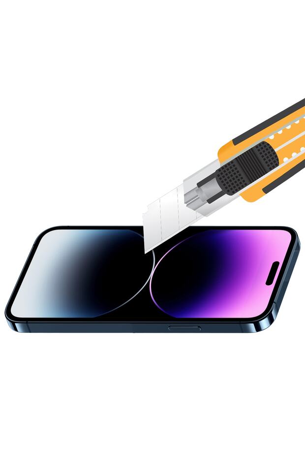 Iphone 14 Pro Max 5d Matte Ekran Koruyucu - 4