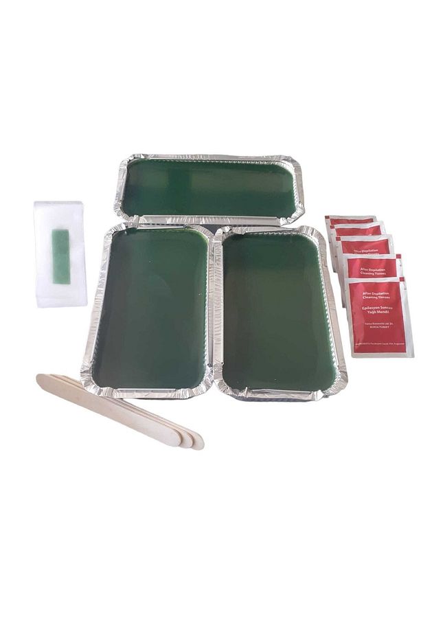 Tabak Kalıp Sir Ağda Yeşil 3lü Set 400 Gr 3 Adet - 1