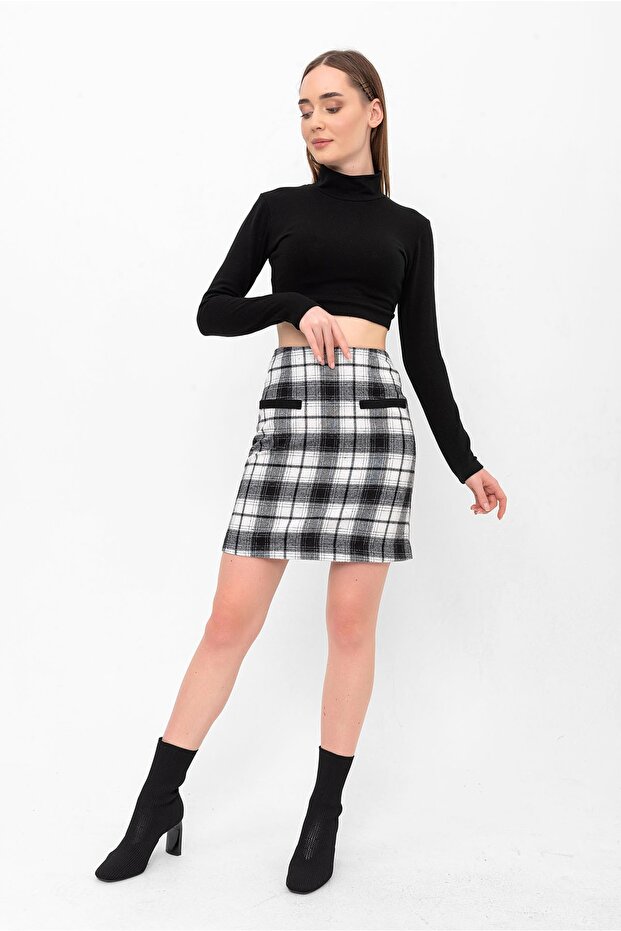 Siyah Fleto Cep Oduncu Etek - 3