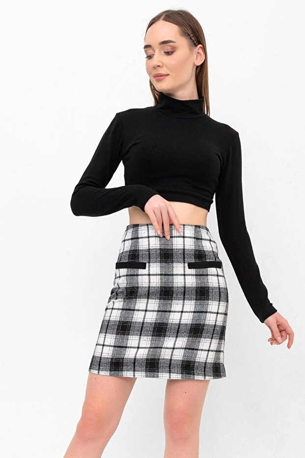 Siyah Fleto Cep Oduncu Etek - 4