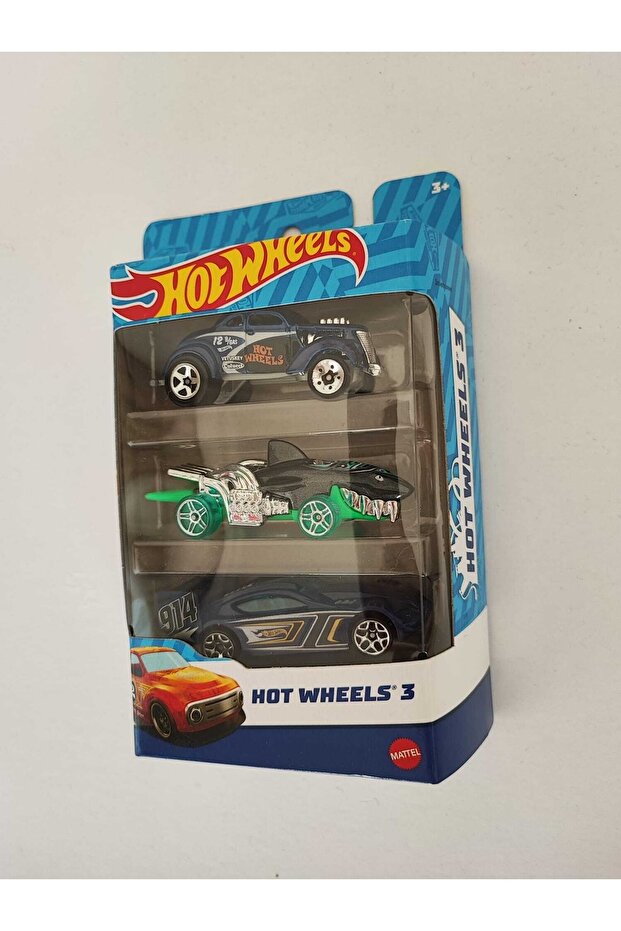 Hot Wheels 3'lü Araba Seti K5904 - 6