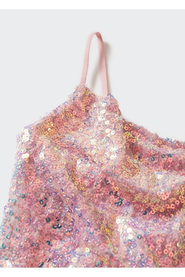 Pullu Kısa Elbise - 6