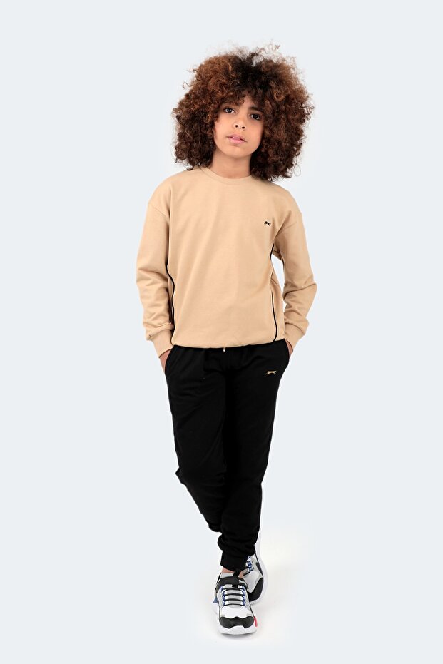 Dısel Unisex Kids Tracksuit Set Beige