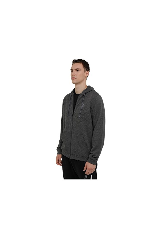 M Sn72 Basic Full Hoodie Anthracite Men's Casual Sweatshirts100003018 Gray