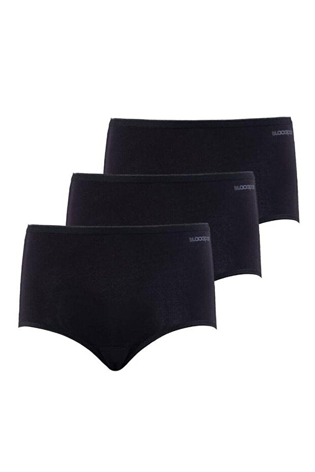 Women's Black Cotton Slip Panties