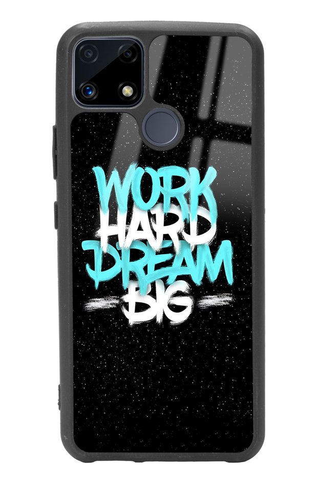 Oppo Realme C25 Space Motto Design Glossy Phone Case