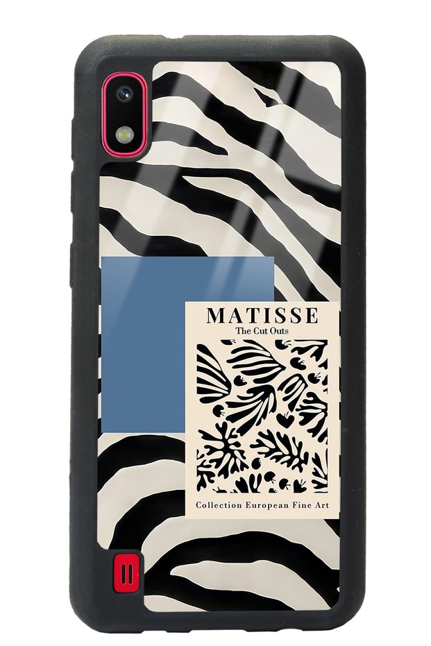 Samsung A-10 Zebra Matısse Design Glossy Phone Case