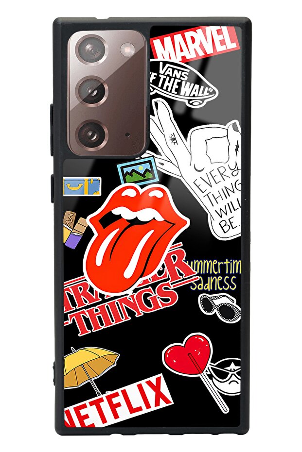 Samsung Note 20 Ultra Sticker Design Glossy Phone Case
