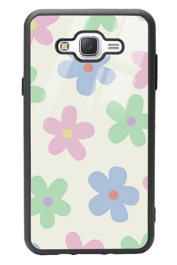 Samsung J7 Nude Flower Design Glossy Phone Case