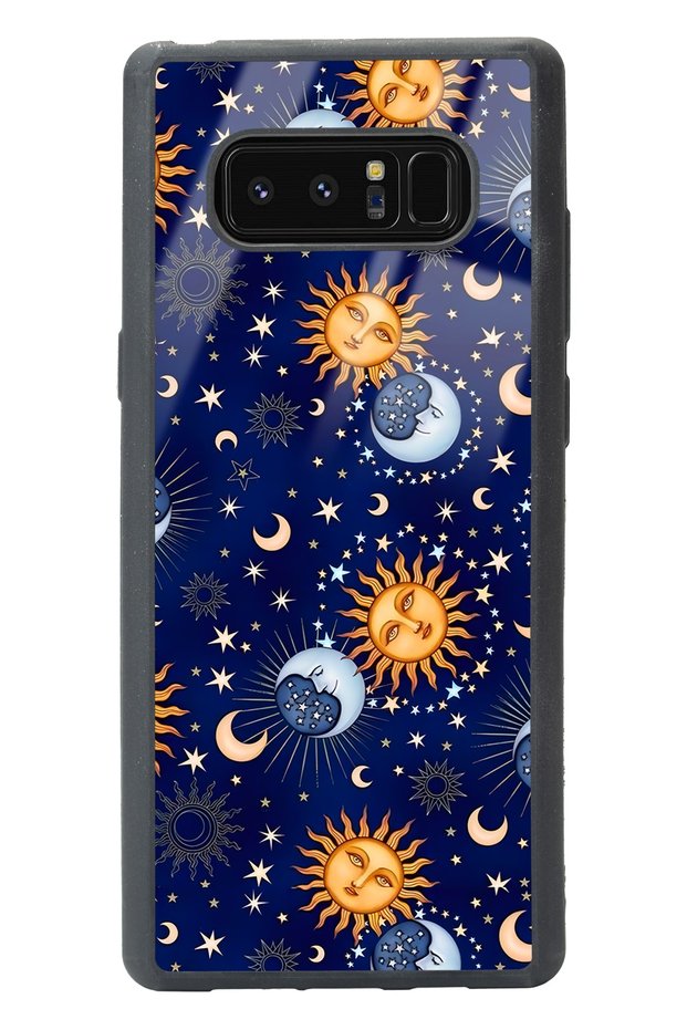 Samsung Note 8 Moon Solar Pajama Design Glossy Phone Case
