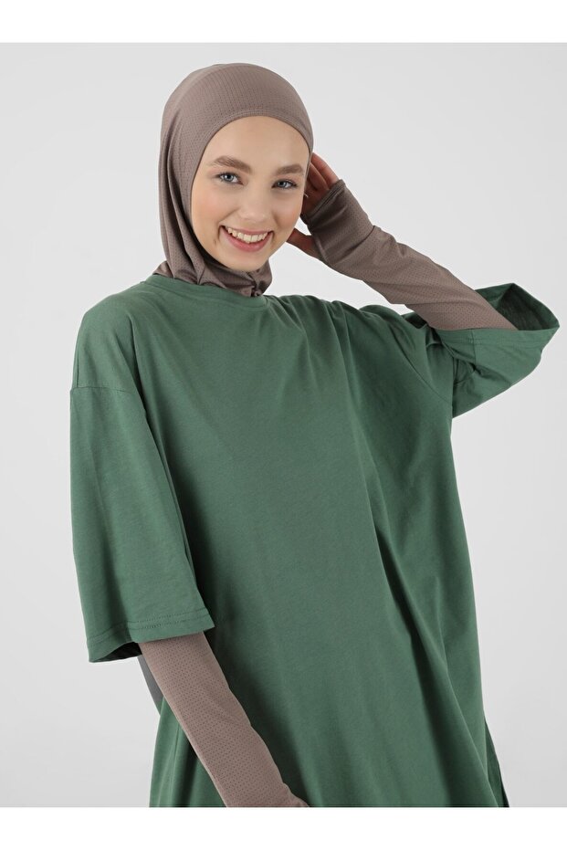 طقم حجاب رياضي من هانفيندي برو - لون المنك الداكن - (ST053)، (ID 2905309)