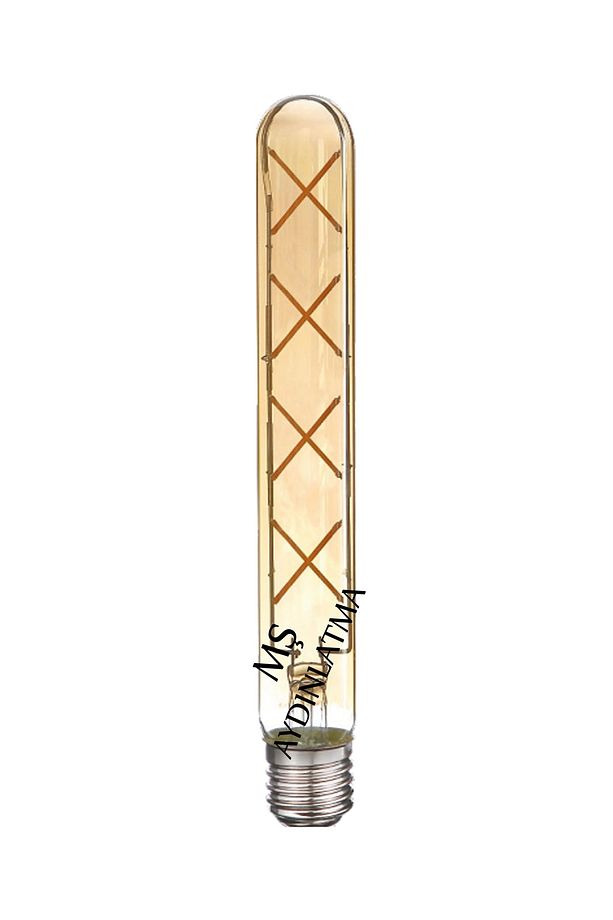 Cla27 E27 Duylu 8 Watt Gün Işığı Led Filament Rustik Bal Cam Ampul - 1