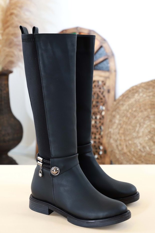 1437 Rubber Sole Long Boots