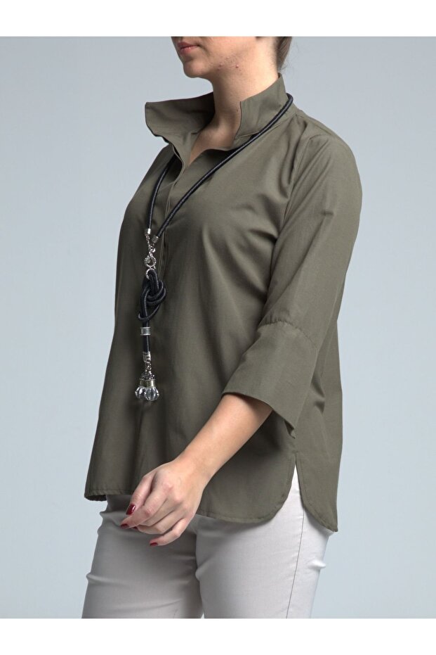 Diva Gömlek Haki - 1