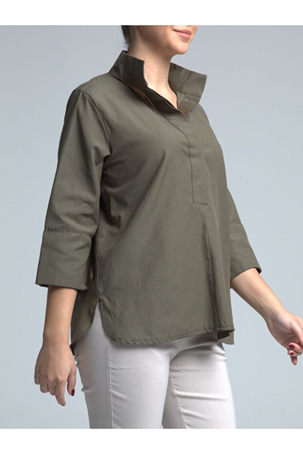Diva Gömlek Haki - 3
