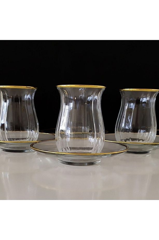 Linka 6 Kişilik 12 Parça Çay Bardağı Seti 145 ml - 4
