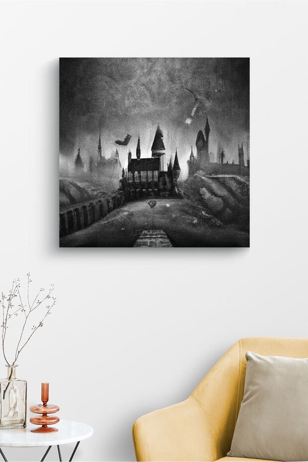 3d Fantasy Art Kanvas Duvar Salon Tablosu - 1