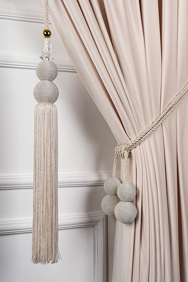 Krem Renk Kuruvaze Set - 1