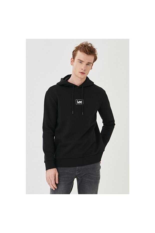 Kapüşonlu Erkek Sweatshirt - 1