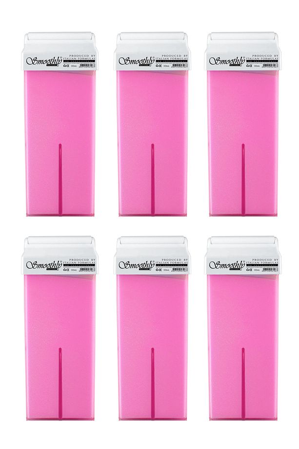 Roll-on Kartuş Sir Ağda Pembe Pudralı 6lı Set 600ml Hassas Cilt Ve Hassas Bölge Ağdası - 3