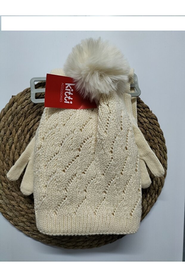 Atkı Bere Eldiven Takımı 3 Lü Set - 1