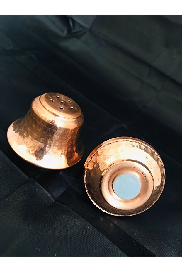 Copper Salt and Pepper Shakers Set of 2