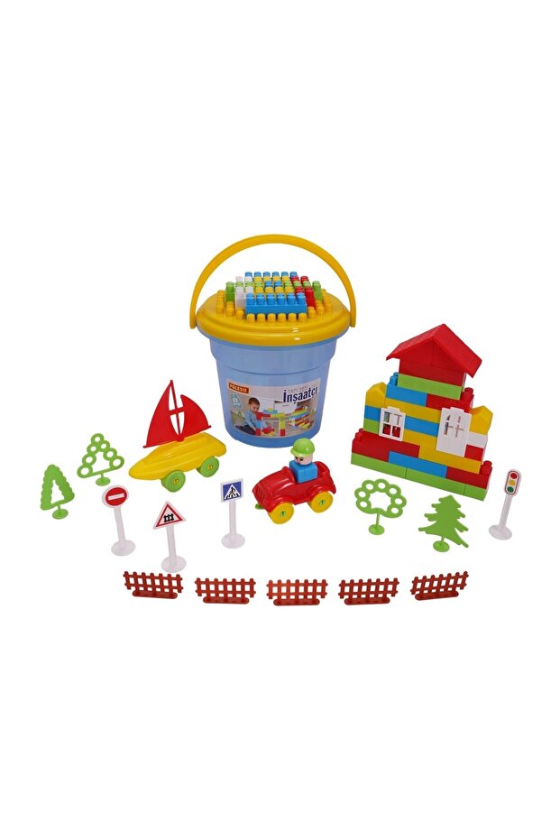 Yapı Seti Inşaatçı 67 Parça ( Kovada ) - 1