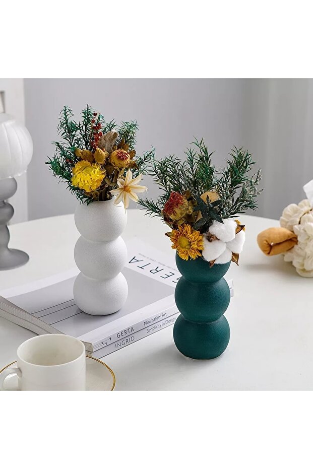 Bubble Vazo Beyaz - 4