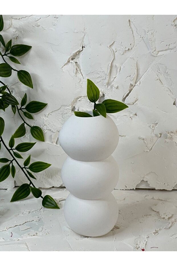 Bubble Vazo Beyaz - 5