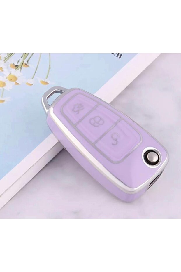 F O R D Switchblade Tpu Material Lilac Key Case