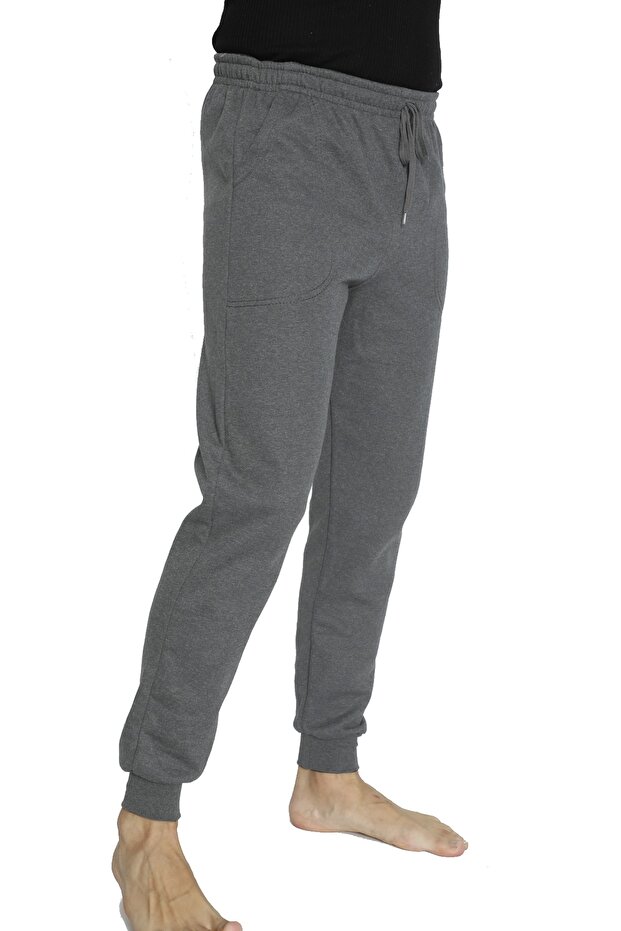 Comfortable Fit Sweatpants with Cuffed Legs - 3