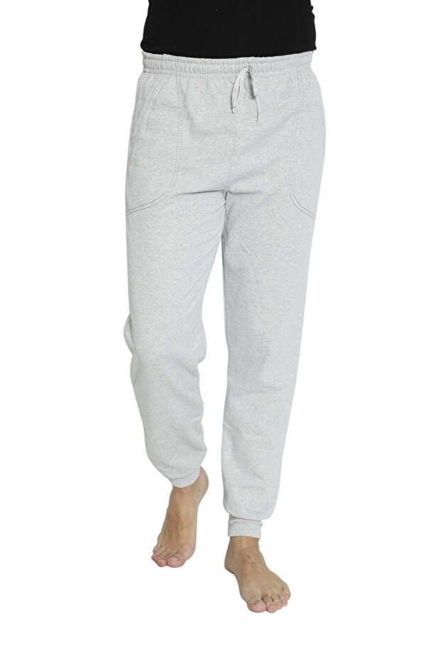 Comfortable Fit Sweatpants with Cuffed Legs - 1