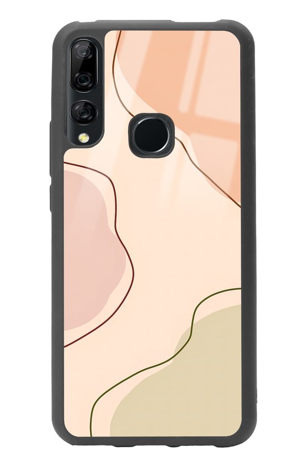 Huawei Y9 Prime Glossy Phone Case with Nude Colors Design